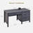 Borquez 53 Inch Modern Home Office Desk , Computer Desk With File Cabinet-954718975