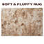 Aspire Homeware Beige Shaggy Area Rug Soft Modern Indoor Carpet-657430679