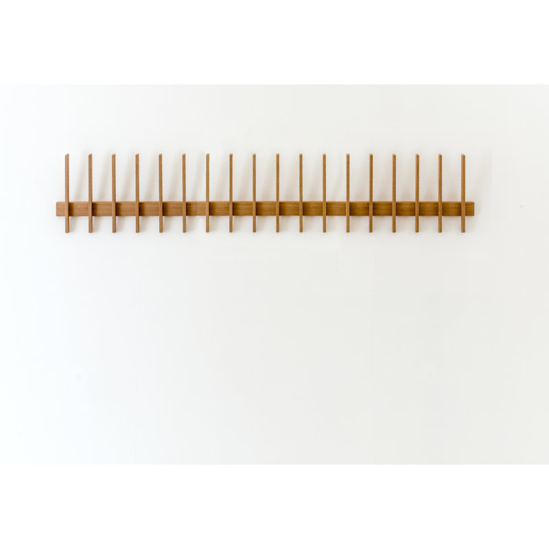 Fin 6 - Hook Wall Mounted Coat Rack, Ash