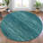 Machine Washable Indoor/Outdoor Xhevrie Turquoise Rug-111825318
