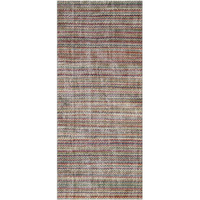 Gallery Size One-of-a-Kind 3'11" X 9'2" 1960s Runner Wool Area Rug in