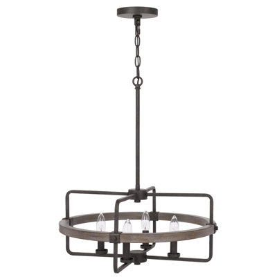 4 - Light Lantern Drum Chandelier