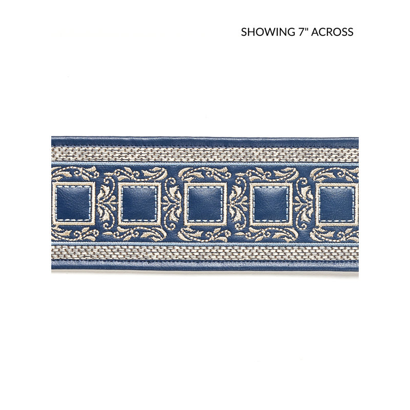 ARCHDUKE EMBROIDERED TAPE, Navy