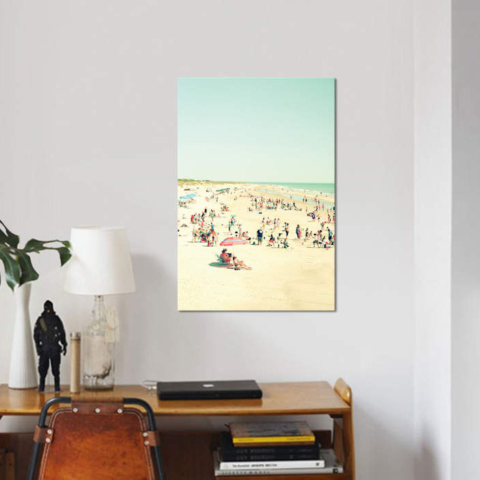 «Beach Life», reproduction d'impression sur toile, H 60 po x l 40 po x P 1,5 po, Toile tendue, Pas de tapis