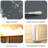 Black + Gray Aluminum Shoe Storage