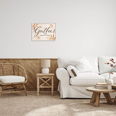 «Gather With Grateful Hearts», estampe numérique par Yass Naffas Designs
