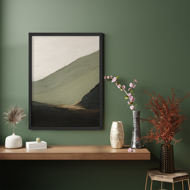 Reproduction de paysage encadrée pour la maison 12 po x 16 po, H 16 po x l 12 po, Naturel
