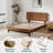 Fillmore Solid Wood Bed frame with Adjustable Headboard-1843593347