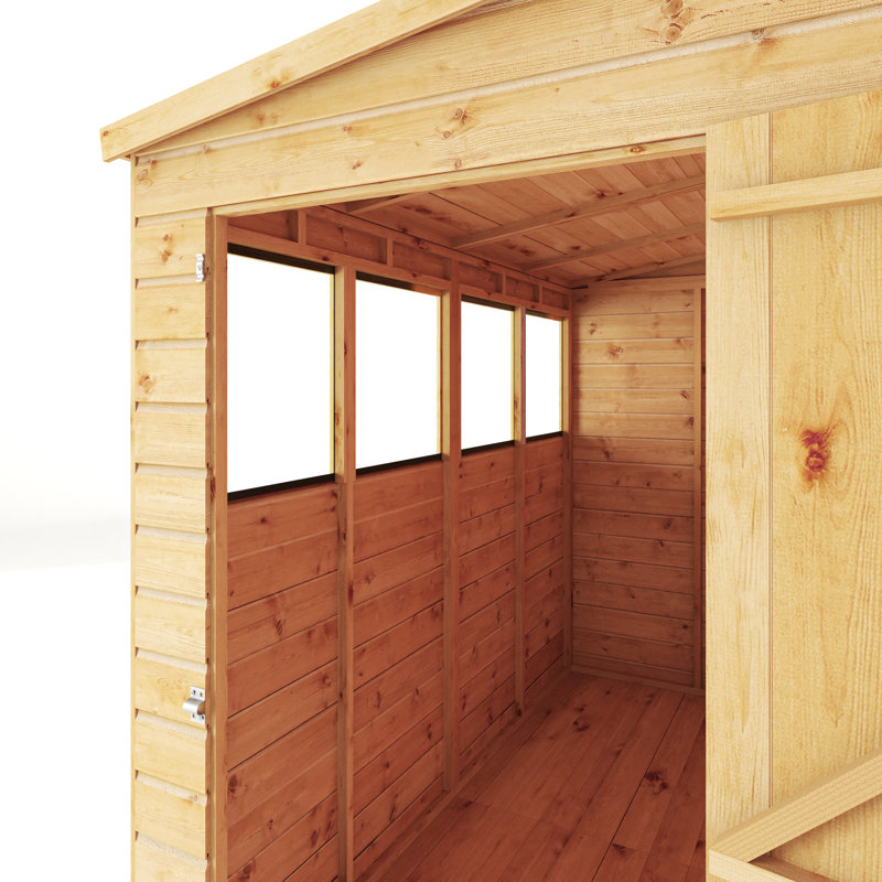 Mercia 8 X 4 Modular Shiplap Pent Shed