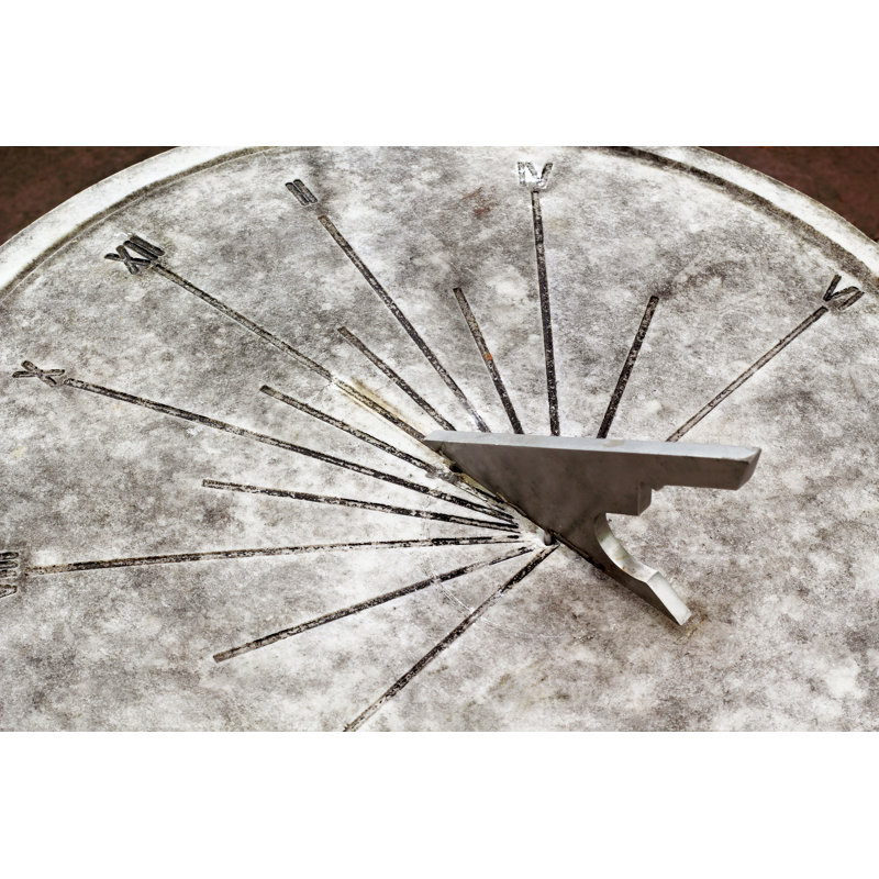 Sun Clock - Wrapped Canvas Print, 30cm H x 46cm W x 3.8cm D