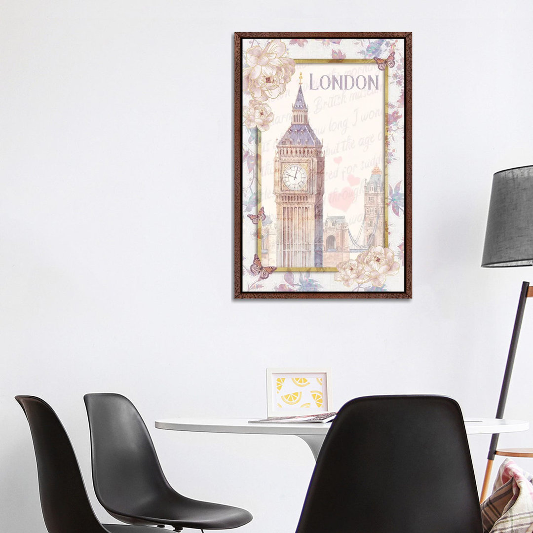 London Town von Claudia McKinney - Galerie-verpackte Leinwand Giclée auf Leinwand