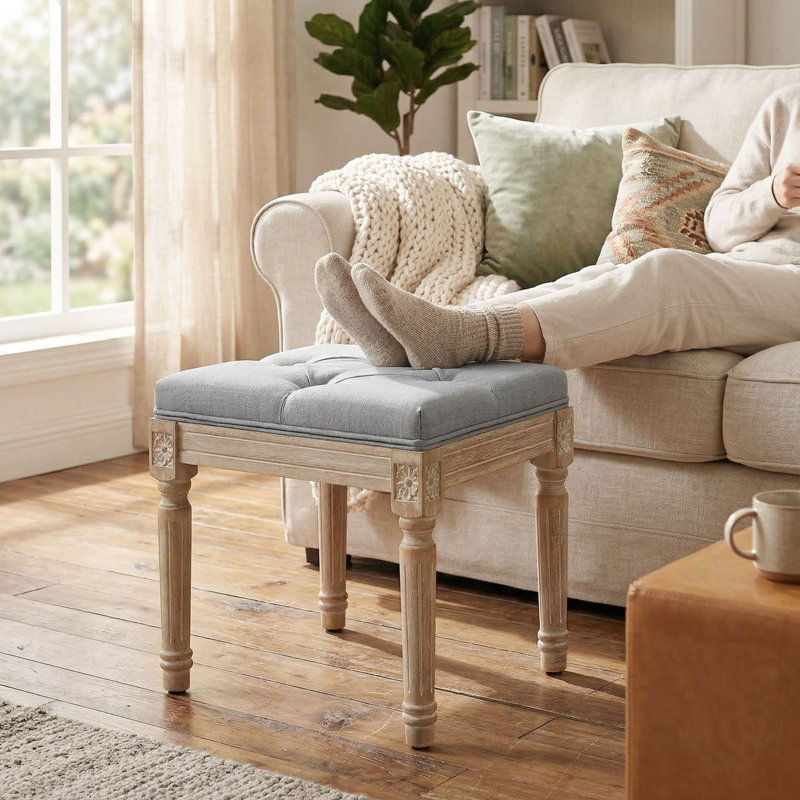 Polyester Upholstered Bench