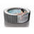 Intex 120 Volt 140 - Jet Plastic Round Inflatable Hot Tub in Gray
