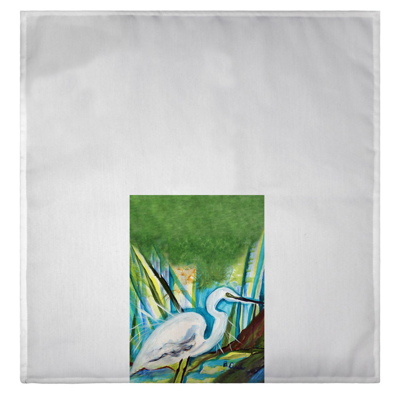 Serviette d'invité Betsy Great Egret