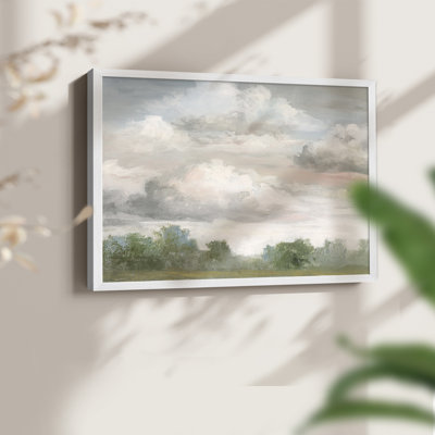Pastel Monring Sky -Framed Print - Restickable