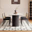 Ensemble de table à manger et de chaises de style rétro français-106445902