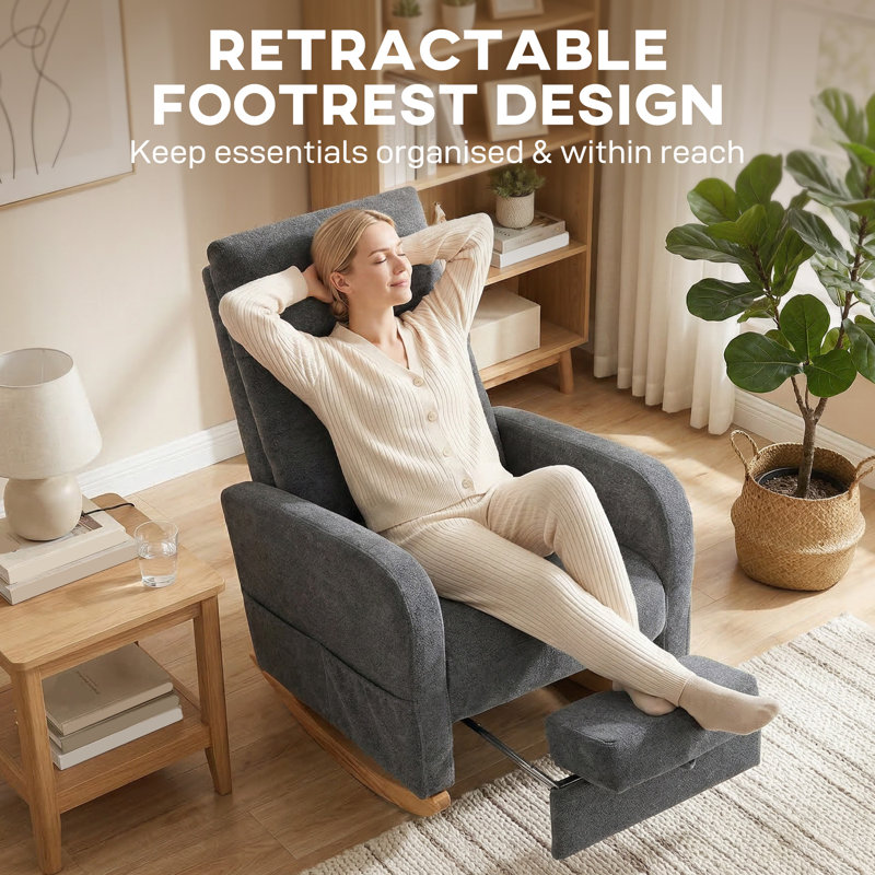 Plywood, Polyester Rocking Chair