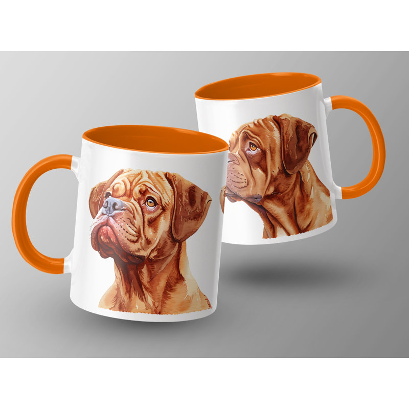 Beautiful Dogue de Bordeaux Design 11oz Coffee Mug, 2