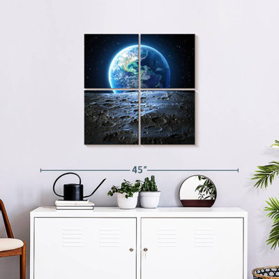 Oberle Earth From Moon