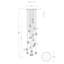 Luminaire suspendu sphère 22 lumières Breeze-80293123-80293119