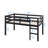 Twin Elevated Loft Bed Comes With Ladder-1788968141