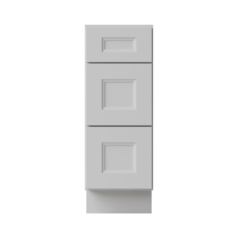 Armoire de cuisine en bois massif prête à assembler, Blanc Newport, 12"