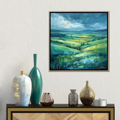Irish Hills and Valleys - Framed Wall Art Print