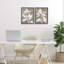 Ensemble de giclées encadrées 2 pièces Frosted Linen Botanicals, design par Vanna Lam-1169520073-1169520072