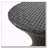 16-inch Multi-brown Wicker Hourgla Side Table