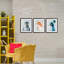«Vivid Plumage Bird Portraits», ensemble de 3 reproductions encadrées sous verre, par Hannah Dawson-558479832-558479835