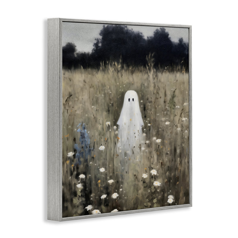Impression florale de fantôme dans une giclée champêtre, design par LSR Design Studio, Estampe numérique Farmhouse