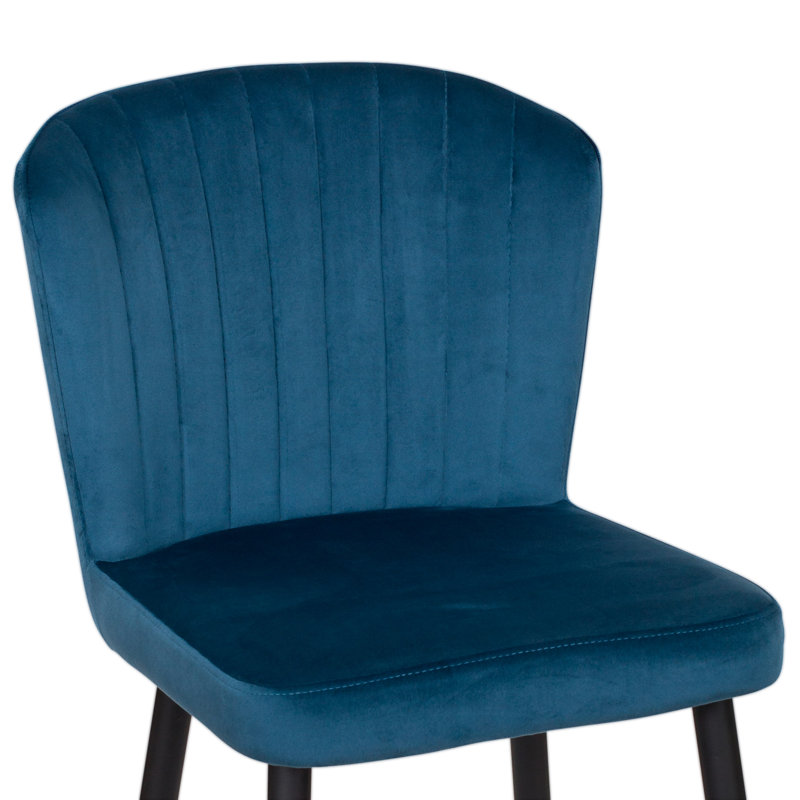 Tabouret de comptoir Jasper, Bleu marine