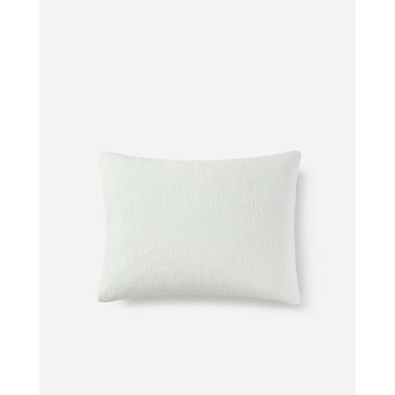 Snug Microfiber / Microsuede Pillow Sham, Standard, Off White