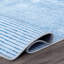 Araceli Machine Washable Stripe Flatweave Performance Blue Area Rug-1431982444