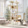 Large Cat Appropriate 81.1'' H Heavy Duty Carpet Cat Tree Condos and Scratching Posts Included