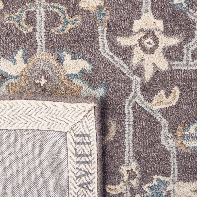 Tapis oriental en laine touffeté à la main Luitpold, Rectangle 3 pi x 5 pi