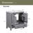 30" Bathroom Vanity With Single Sink-405260989