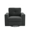 Fauteuil d'appoint pivotant 360 degrés pour salon, chambre à coucher et bureau-716506625