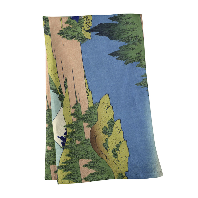 Hague Tea Towel Kitchen Towel, Poly Twill, Blue/Green