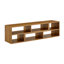 Modular Extendable TV Stand, Rustic Wood Media Console with Open Storage Cubbies, Freestyle Combination Entertainment Center, Adjustable TV Cabinet
