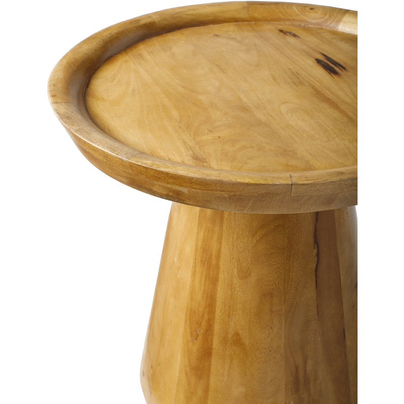 Padmore Solid Wood Block End Table