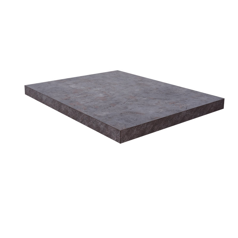 Plateau de table rectangulaire Relic, Cuivre rustique, H 1 po x L 72 po x l 30 po