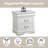 Louis Philippe White Finish Nightstand-243921668