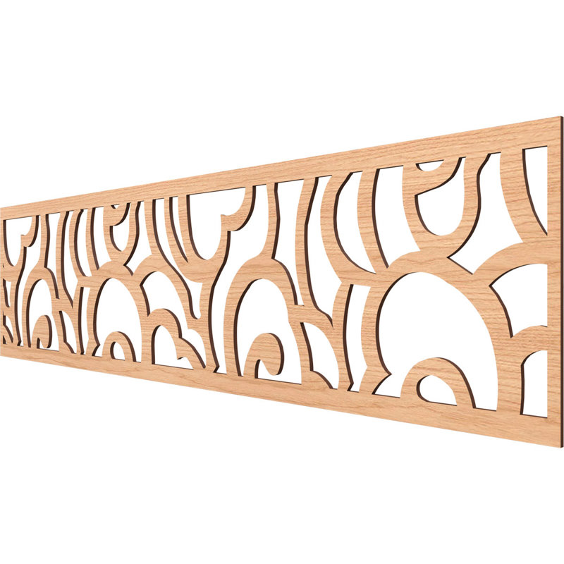 Moulure hickory l 47 po x H 12 po x T 1/4 po Springfield, Noyer blanc, H 12 po x l 47 po x P 0,25 po
