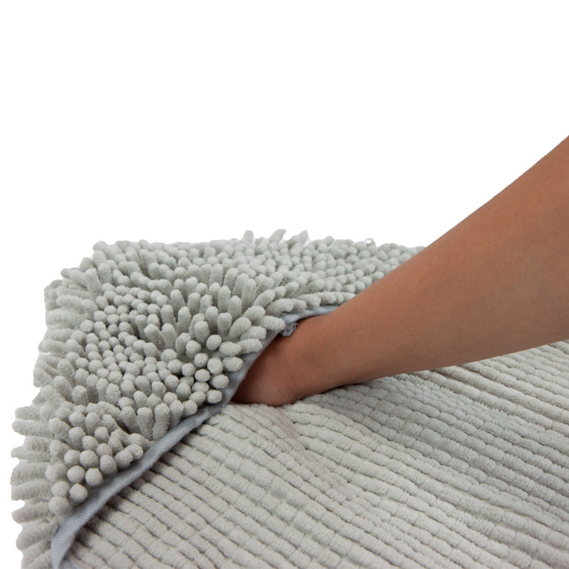 Chatière en microfibre Perro & Gato, H 24 po x l 14 po x P 0,5 po, Gris