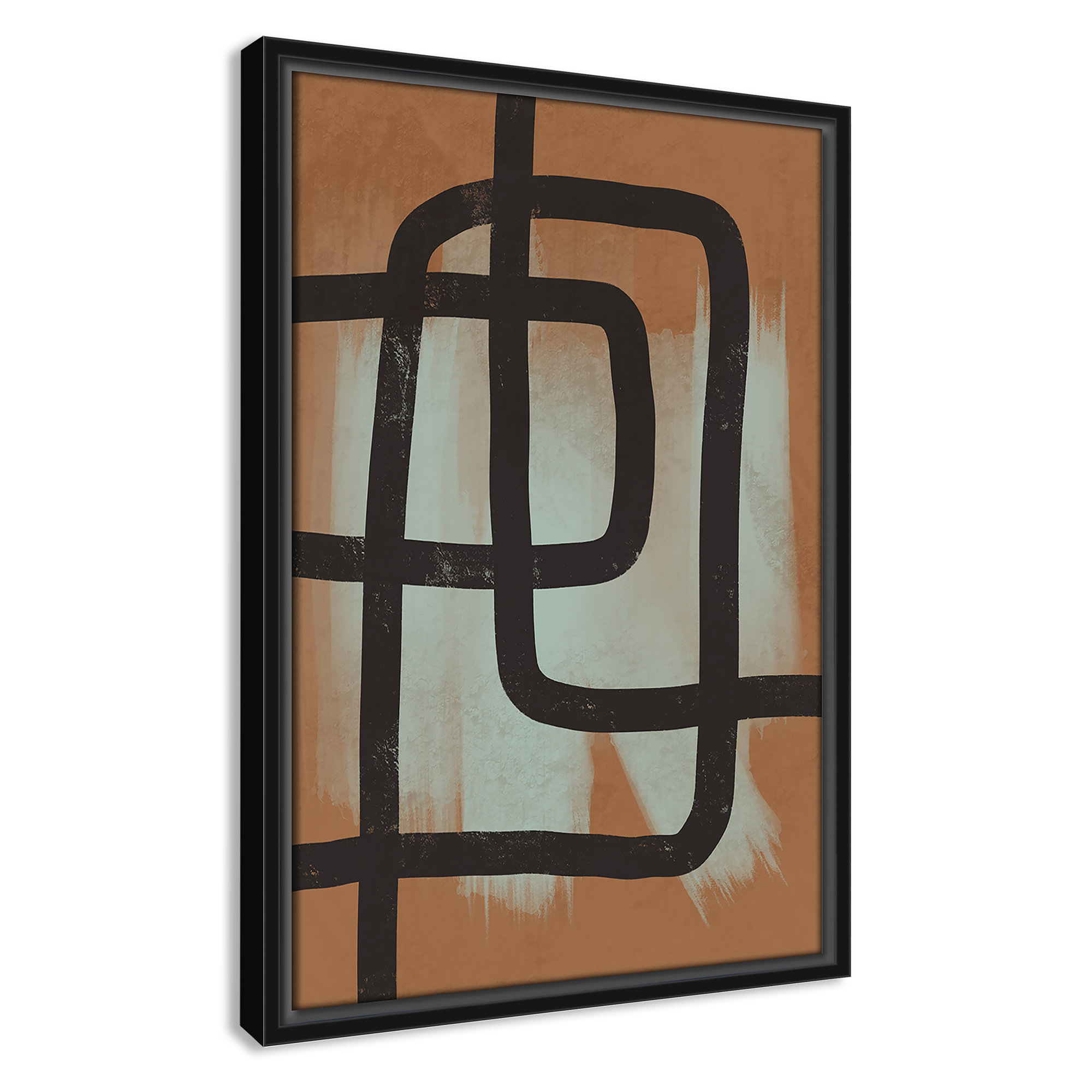 Many Paths Taken 2, 19.5" H x 13.5" W x 2" D, Black