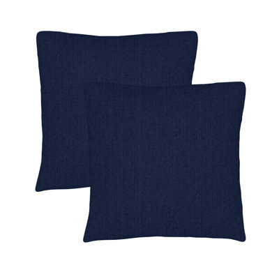Ensemble de 2 coussins décoratifs d'extérieur Sunbrella®, coussins décoratifs carrés avec housses, coussins décoratifs