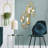 Handmade Glam Abstract Wall Decor on Metal