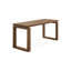 Bureaux rectangulaires bruns en bois massif-108162368