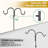 Metal - Vertical deck hook two side